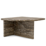 Ciro Coffee Table - Silver Travertine