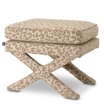 Cordoba Stool - Harley Leopard Beige
