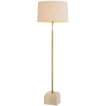 Rialta Floor Lamp - Vintage Brass / Natural