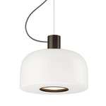 Bellhop Glass Pendant - Cioko / White
