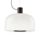 Bellhop Glass Pendant - Cioko / White
