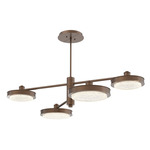 Iris Mobile Chandelier - Burnished Bronze / Matching Panel