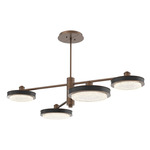 Iris Mobile Chandelier - Burnished Bronze / Matte Black