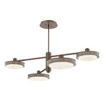 Iris Mobile Chandelier - Burnished Bronze / Ash Wood