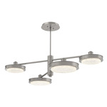 Iris Mobile Chandelier - Beige Silver / Matching Panel