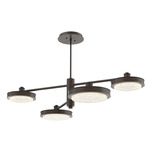 Iris Mobile Chandelier - Flat Bronze / Matching Panel