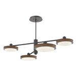 Iris Mobile Chandelier - Graphite / Nutmeg Leather