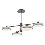Iris Mobile Chandelier - Graphite / Salt White