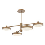 Iris Mobile Chandelier - Novel Brass / Matching Panel