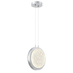 Iris Pendant - Classic Silver / Matching Panel