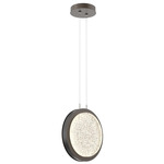 Iris Pendant - Flat Bronze / Matte Black