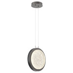 Iris Pendant - Graphite / Matte Black
