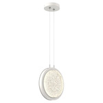 Iris Pendant - Salt White / Matching Panel