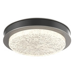 Iris Ceiling Flush / Wall Sconce - Beige Silver / Matte Black