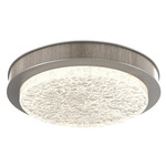 Iris Ceiling Flush / Wall Sconce - Beige Silver / Ash Wood