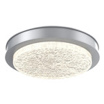 Iris Ceiling Flush / Wall Sconce - Classic Silver / Matching Panel