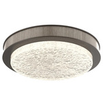 Iris Ceiling Flush / Wall Sconce - Flat Bronze / Ash Wood