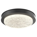 Iris Ceiling Flush / Wall Sconce - Graphite / Matte Black