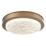 Iris Ceiling Flush / Wall Sconce - Novel Brass / Matching Panel