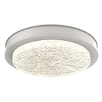 Iris Ceiling Flush / Wall Sconce - Salt White / Matching Panel