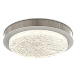 Iris Ceiling Flush / Wall Sconce - Salt White / Ash Wood