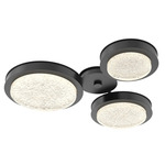Iris Hub & Spoke Ceiling Light - Matte Black / Matching Panel