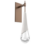 Hailstone Tempo Wall Sconce - Burnished Bronze / Chalk