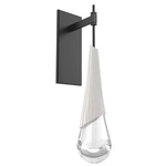 Hailstone Tempo Wall Sconce - Matte Black / Chalk