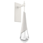 Hailstone Tempo Wall Sconce - Salt White / Chalk