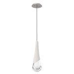 Hailstone Pendant - Beige Silver / Chalk