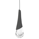 Hailstone Pendant - Beige Silver / Charcoal