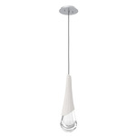 Hailstone Pendant - Classic Silver / Chalk