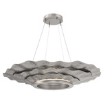 Delphine Chandelier - Beige Silver