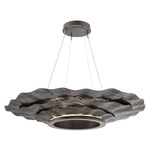Delphine Chandelier - Flat Bronze