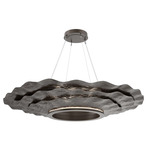 Delphine Chandelier - Flat Bronze