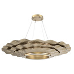 Delphine Chandelier - Gilded Brass