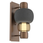 Torno Mandrel Wall Sconce - Burnished Bronze / Bronze