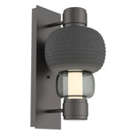 Torno Mandrel Wall Sconce - Graphite / Smoke