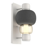 Torno Mandrel Wall Sconce - Salt White / Amber