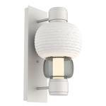 Torno Mandrel Wall Sconce - Salt White / Smoke