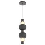 Torno Mandrel Double Pendant - Graphite / Amber