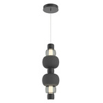 Torno Mandrel Double Pendant - Matte Black / Smoke
