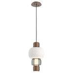 Torno Mandrel Pendant - Burnished Bronze / Smoke