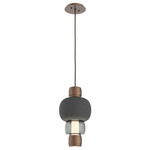 Torno Mandrel Pendant - Burnished Bronze / Smoke