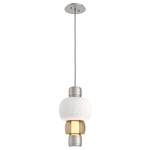 Torno Mandrel Pendant - Beige Silver / Bronze