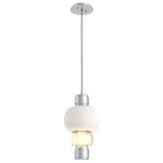 Torno Mandrel Pendant - Classic Silver / Amber