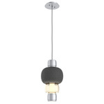 Torno Mandrel Pendant - Classic Silver / Amber