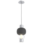 Torno Mandrel Pendant - Classic Silver / Clear