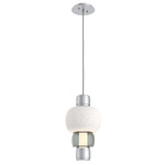 Torno Mandrel Pendant - Classic Silver / Smoke
