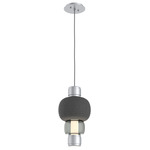 Torno Mandrel Pendant - Classic Silver / Smoke